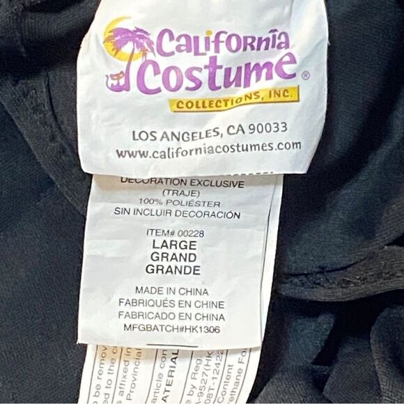 California Costume Collections Stealth Ninja Kids Halloween Costume Lg 10/12 - Picture 8 of 9